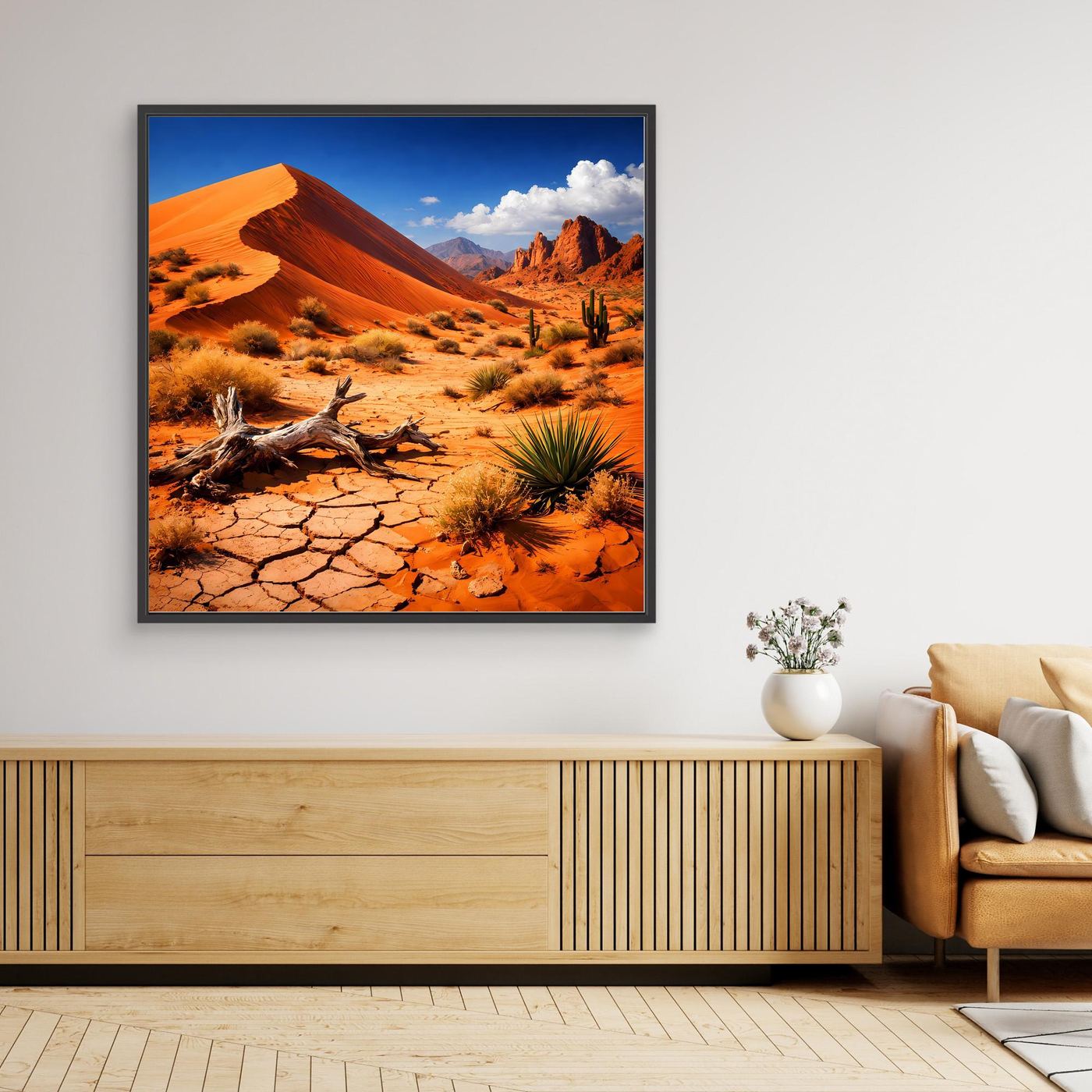 Leinwand Monumentale Wüstendüne | Faszinierende Wüstenlandschaft Wandbild