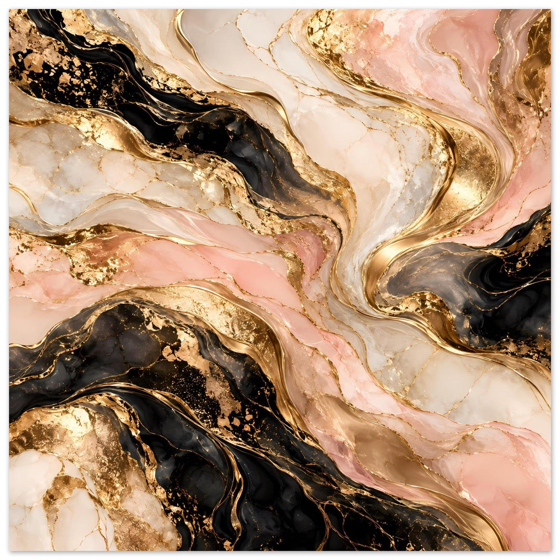 Marmor mit goldenen Adern Poster