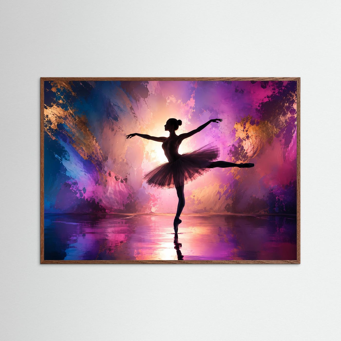 Abstrakte Ballerina in Pastell | Eleganz, Bewegung & Licht