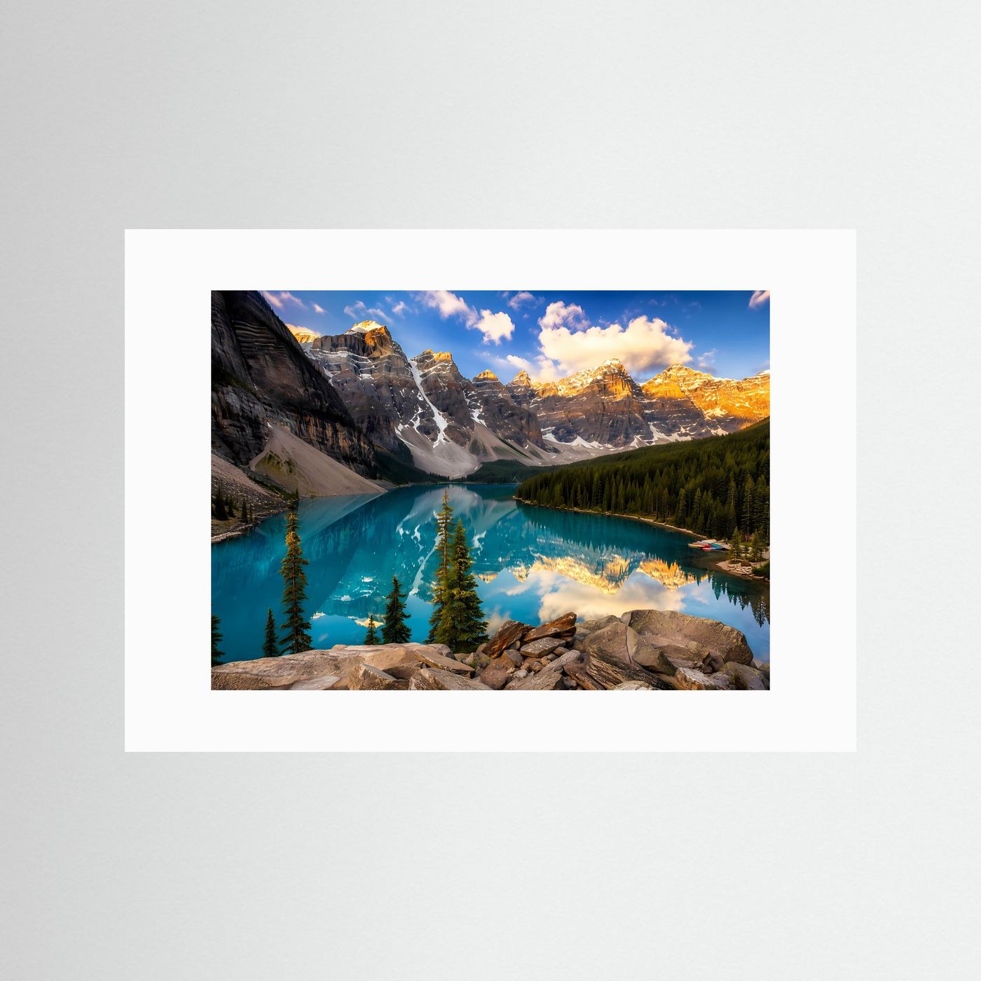 Majestätischer Moraine Lake in Kanada | Rocky Mountains & Natur Poster