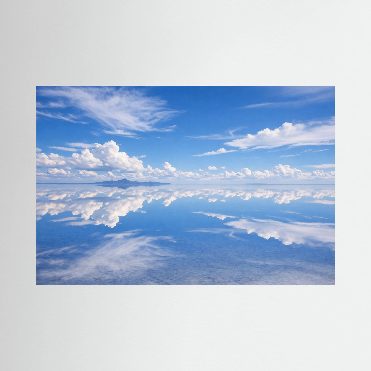 Poster mit blauem Himmel und Wolken