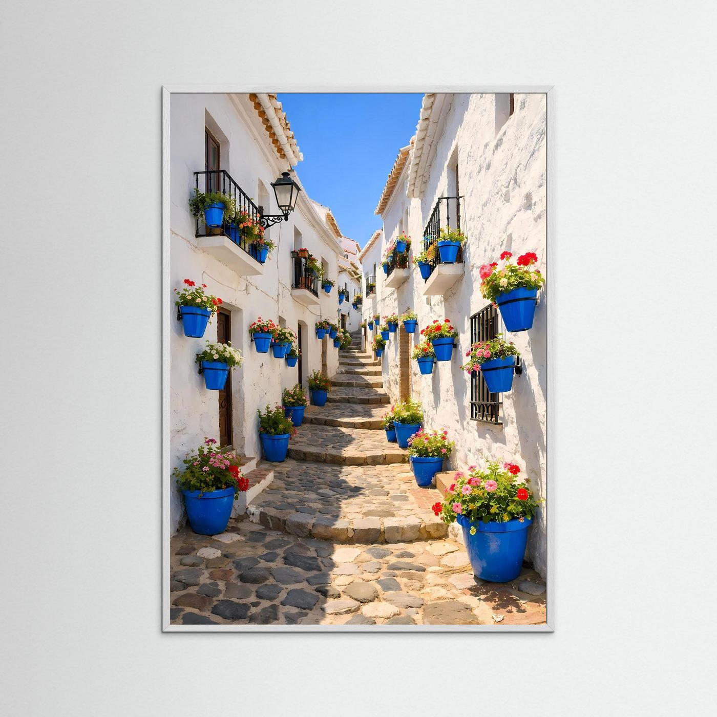 Poster Andalusische Gasse Andalusien | Spanische Altstadt Wandbild