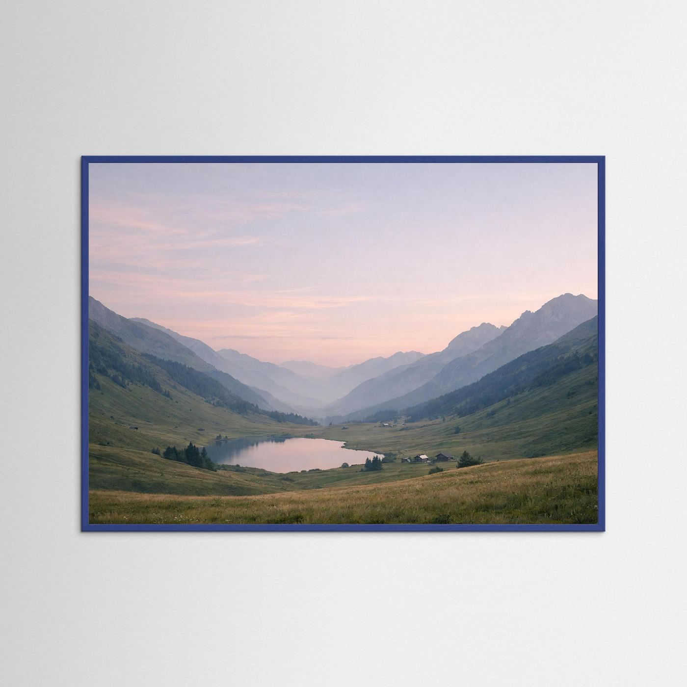 Majestätische Alpen im sanften Morgenlicht | Panorama Berg & Natur Poster Querformat