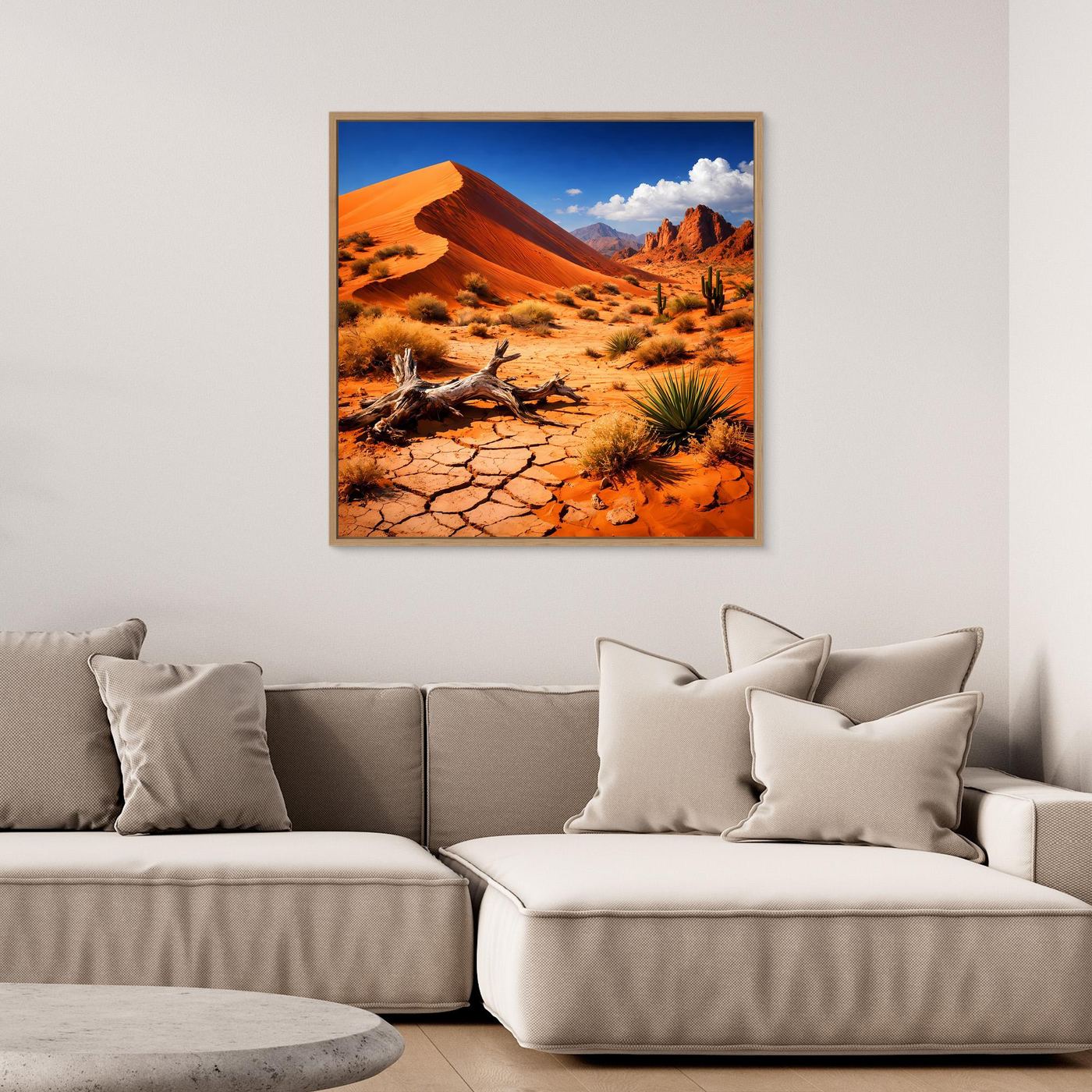 Leinwand Monumentale Wüstendüne | Faszinierende Wüstenlandschaft Wandbild