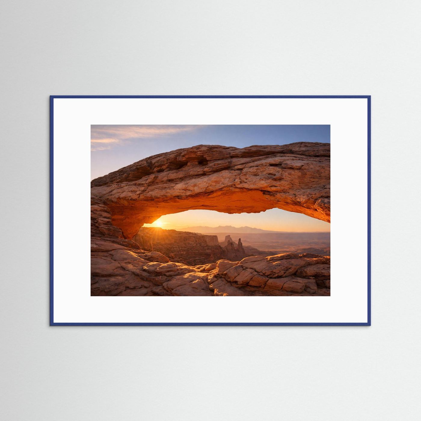 Goldener Morgen am Mesa Arch | Canyonlands Naturposter Querformat