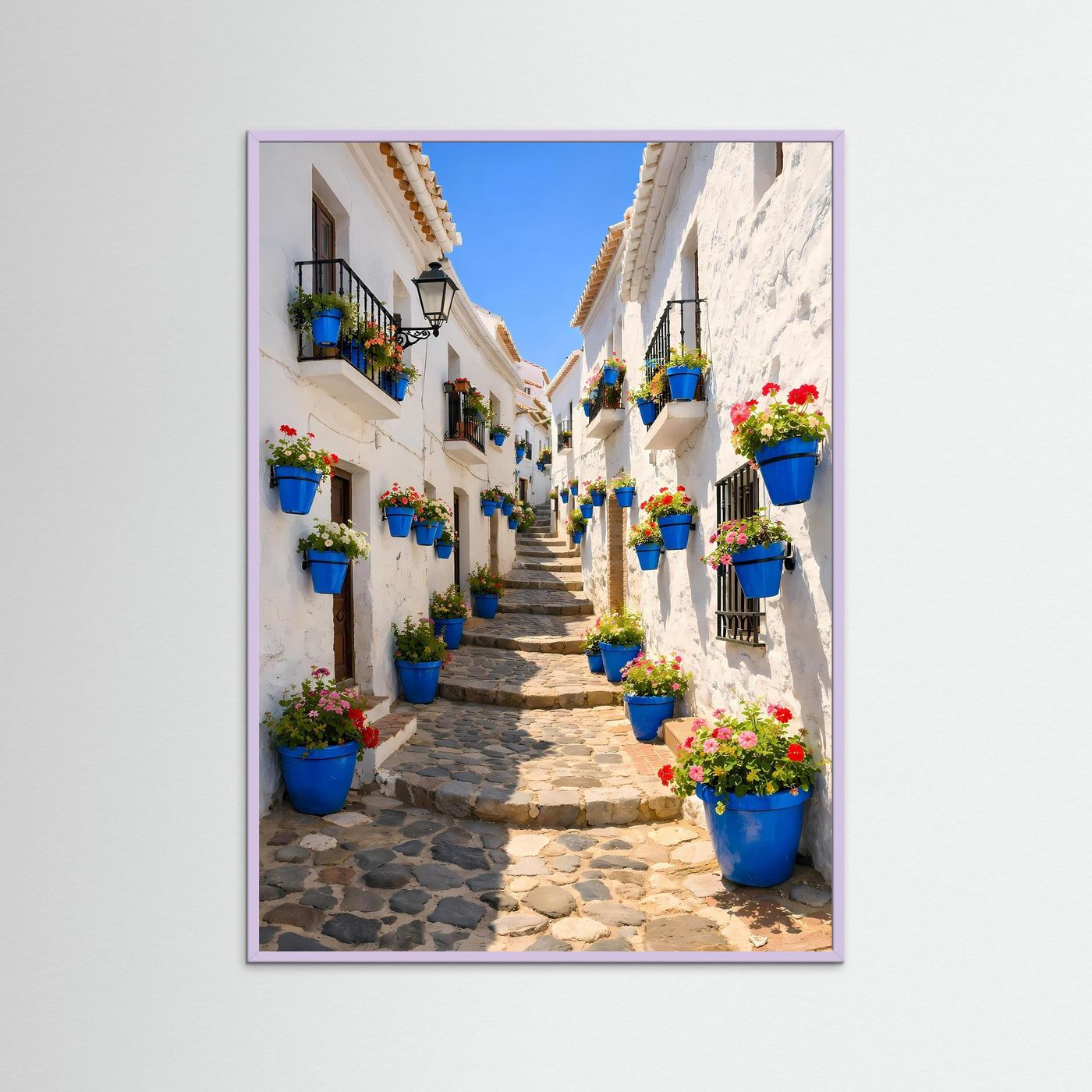 Poster Andalusische Gasse Andalusien | Spanische Altstadt Wandbild