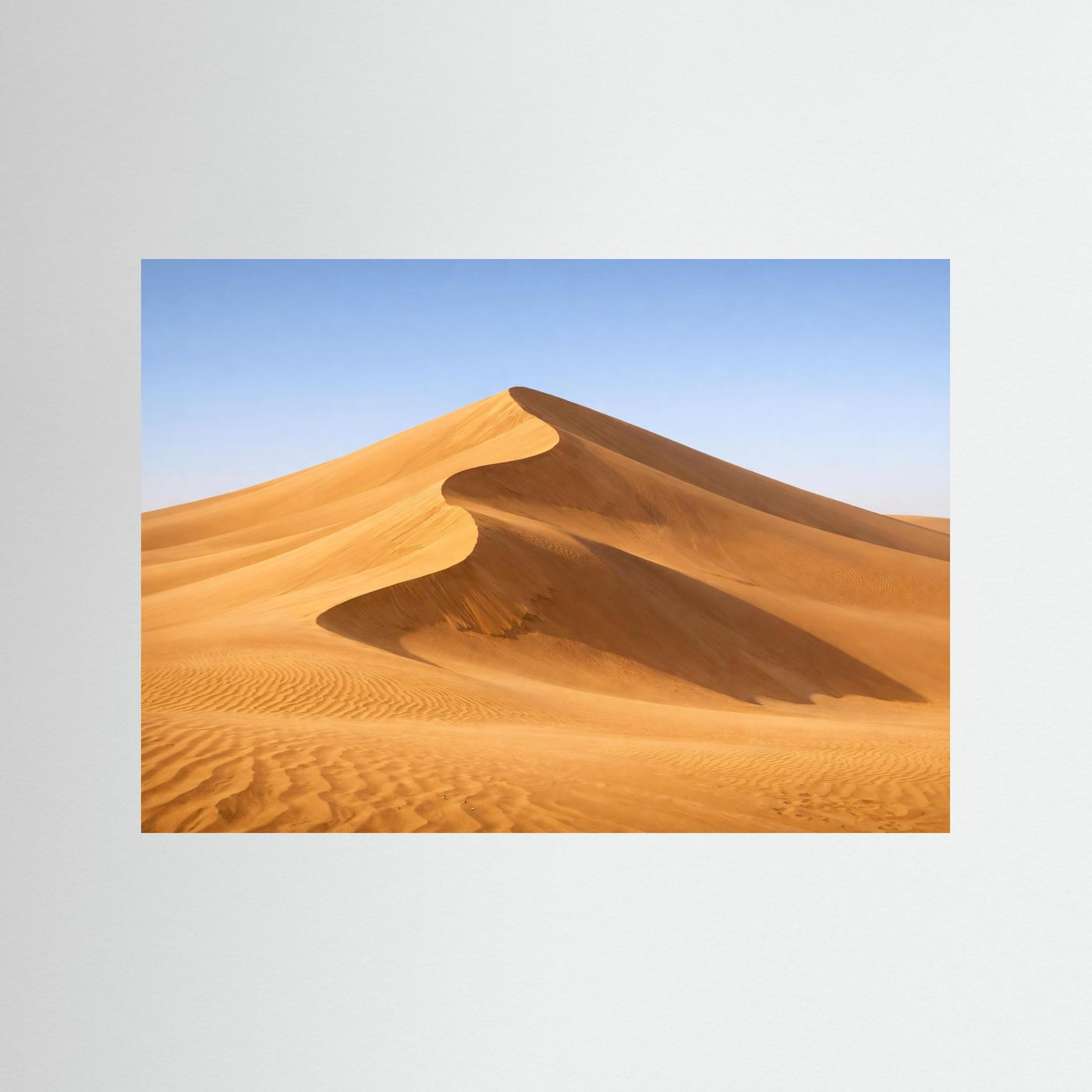 Goldene Sanddüne in der Wüste | Panorama Natur Poster Querformat
