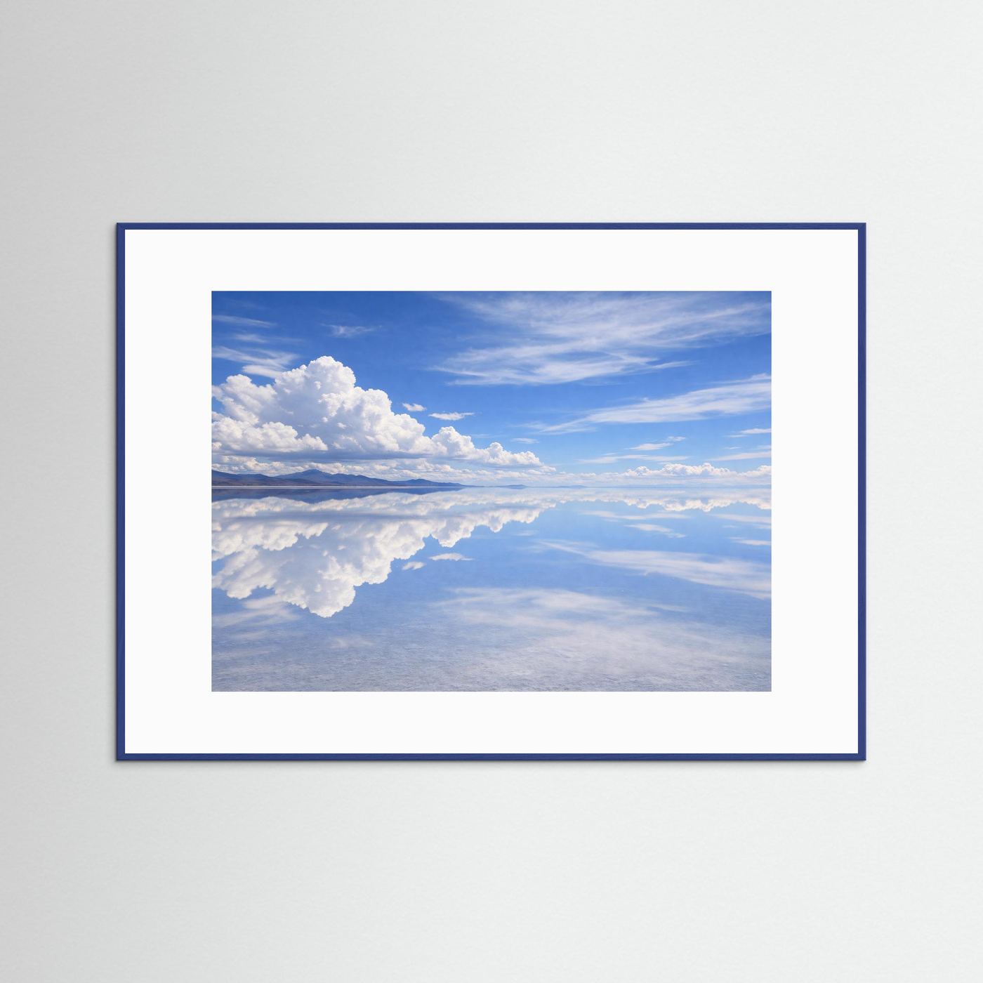 Himmel und Erde im Salar de Uyuni | Spiegelung Naturposter Querformat