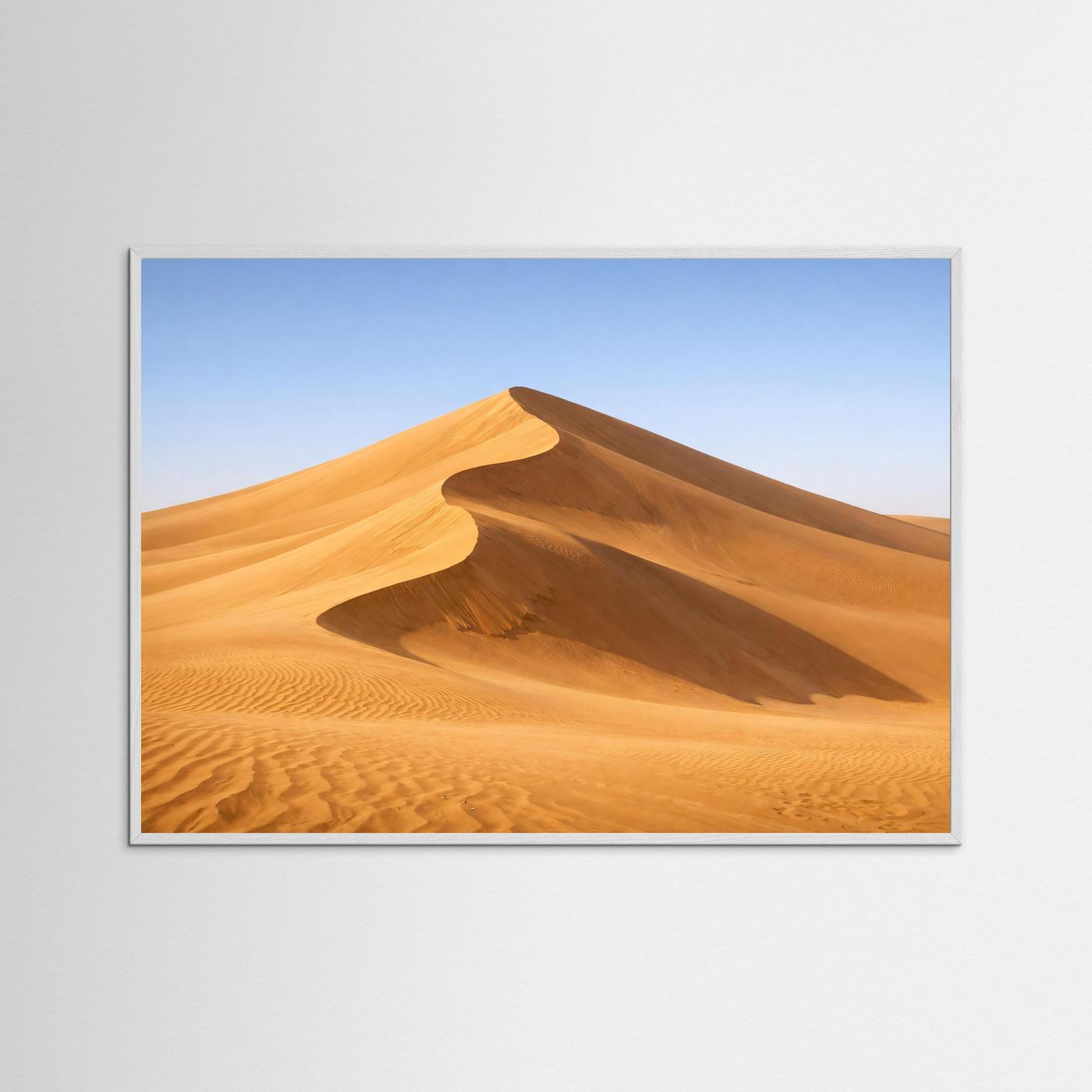 Goldene Sanddüne in der Wüste | Panorama Natur Poster Querformat