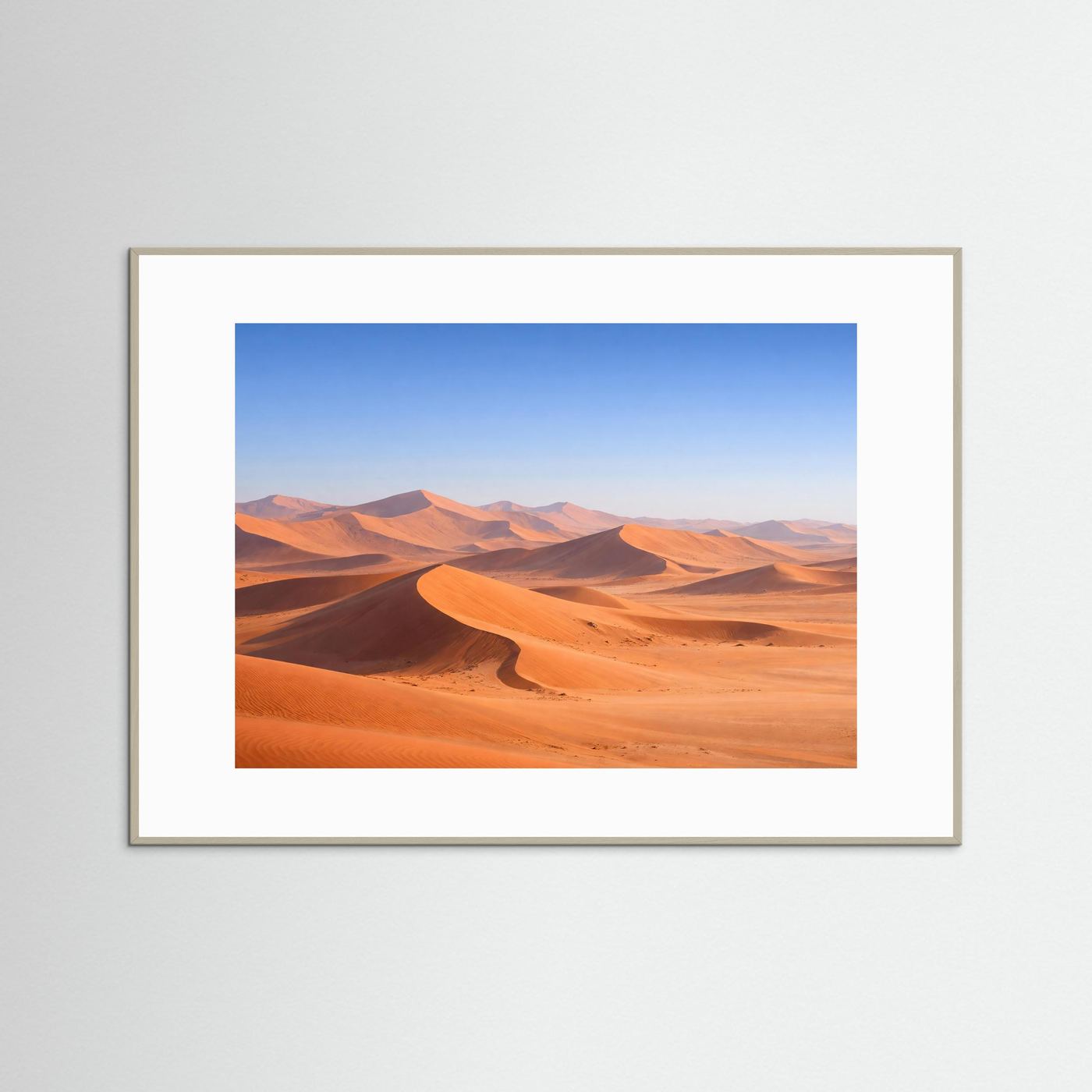 Unendliche Sanddünen in der Wüste | Sossusvlei & Natur Poster Querformat