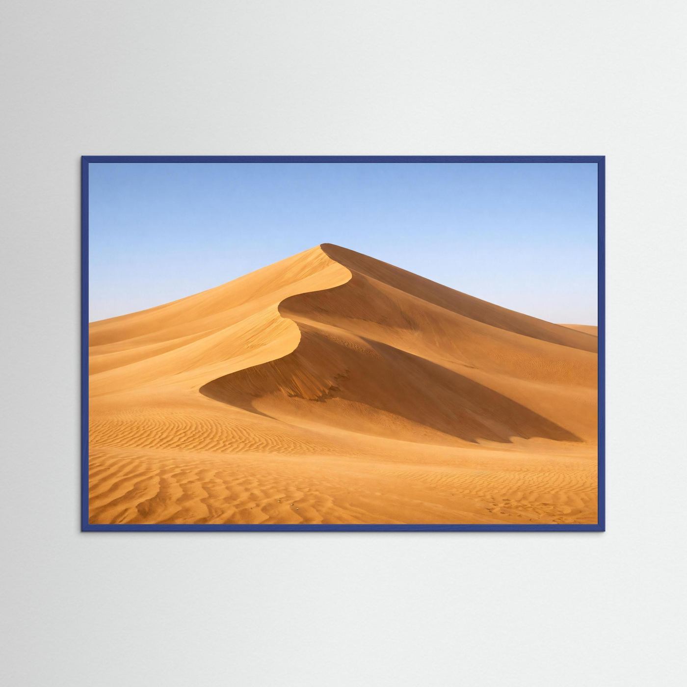 Goldene Sanddüne in der Wüste | Panorama Natur Poster Querformat