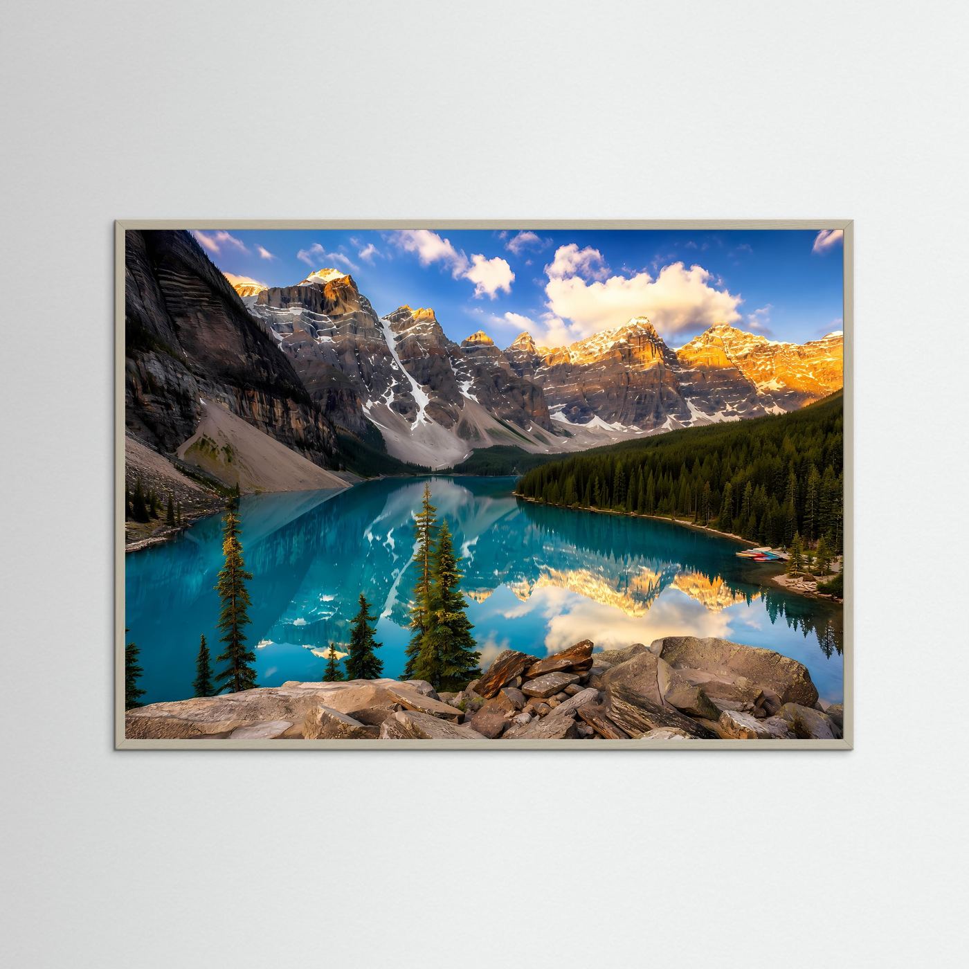 Majestätischer Moraine Lake in Kanada | Rocky Mountains & Natur Poster