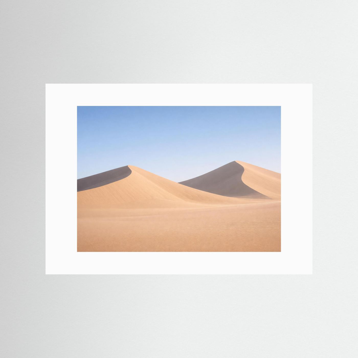 Faszination Wüste | Minimalistisches Dünen & Natur Poster Querformat
