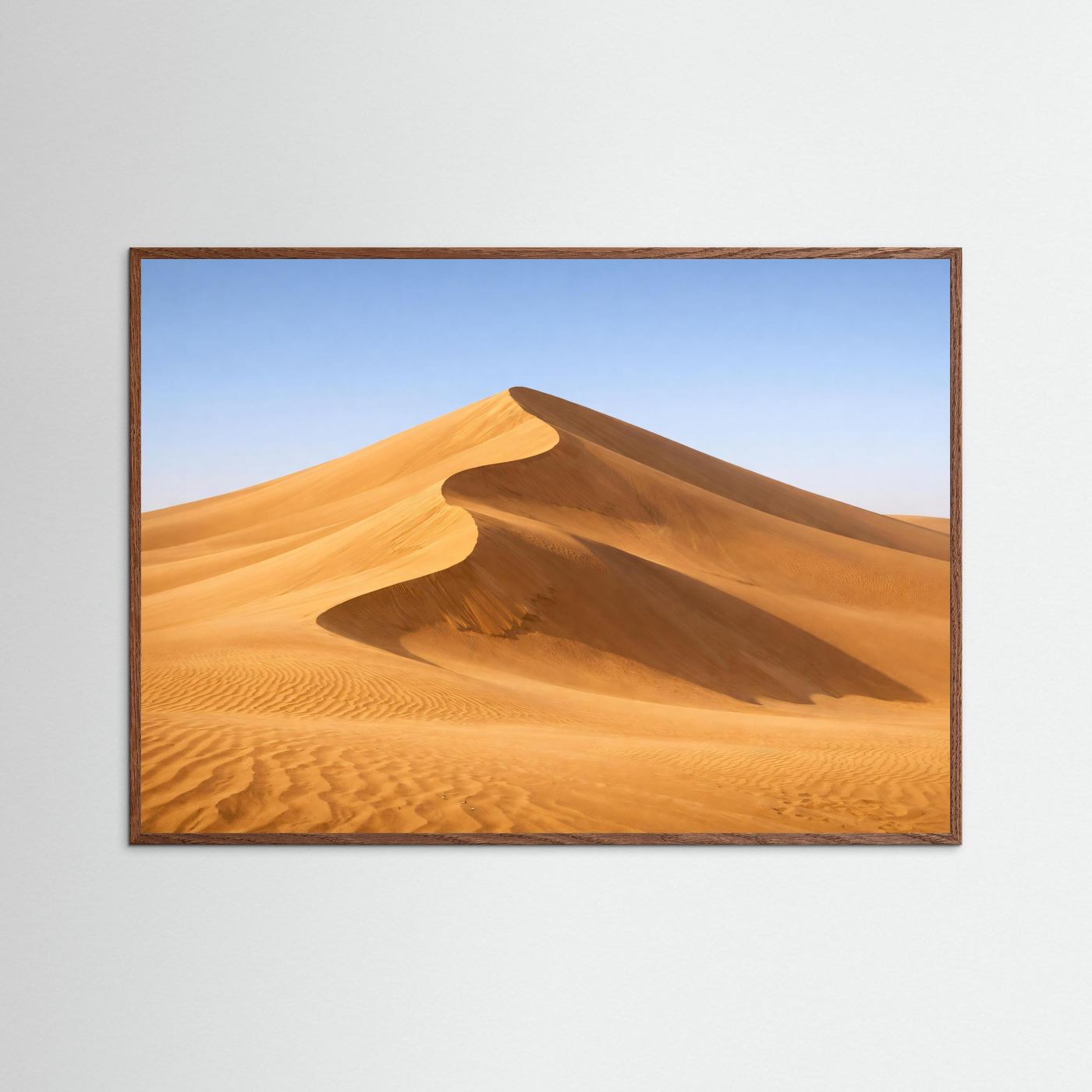 Goldene Sanddüne in der Wüste | Panorama Natur Poster Querformat