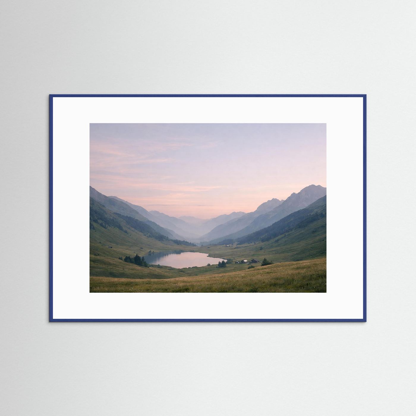 Majestätische Alpen im sanften Morgenlicht | Panorama Berg & Natur Poster Querformat