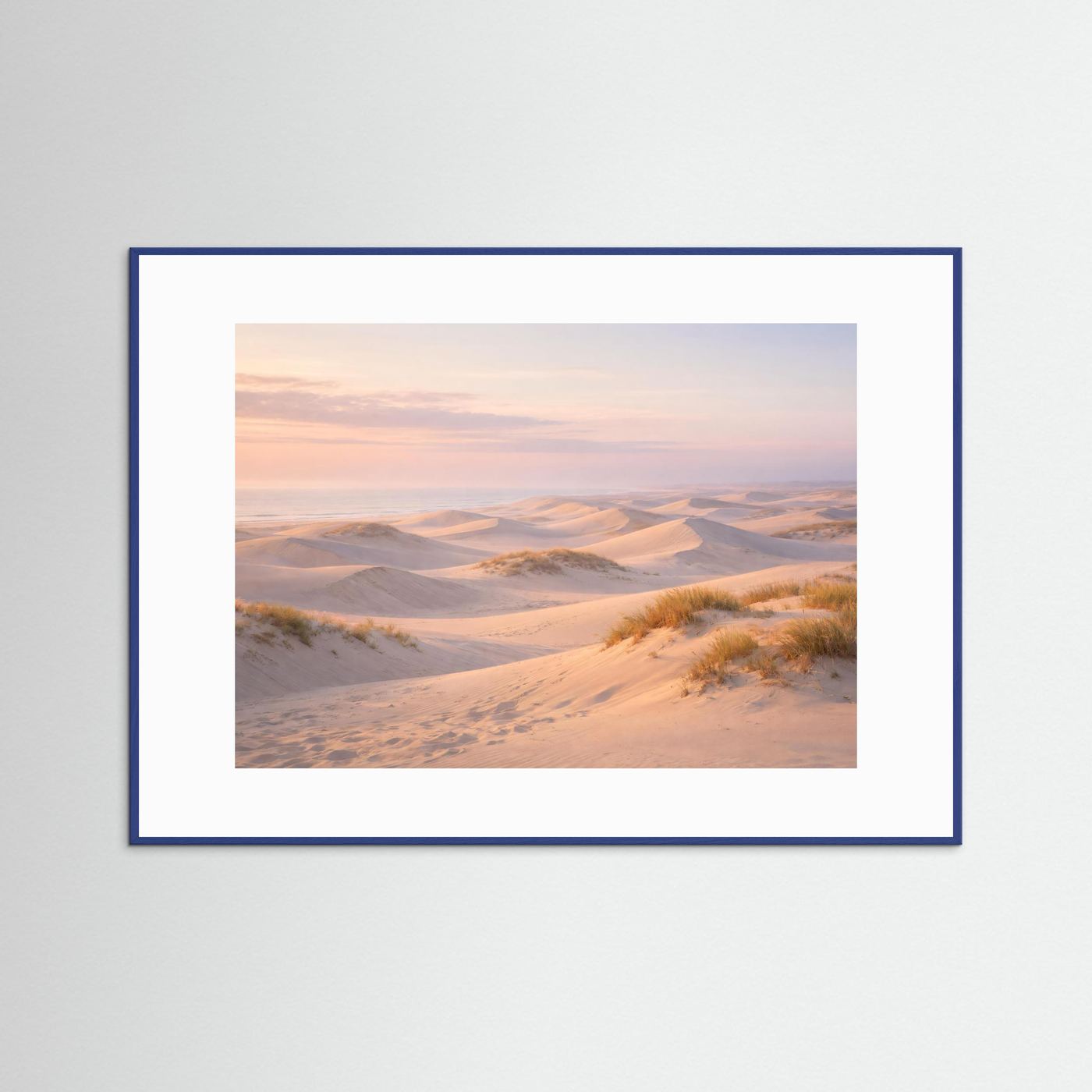 Sanfte Sanddünen im Abendlicht | Panorama Wüste & Küste Poster Querformat