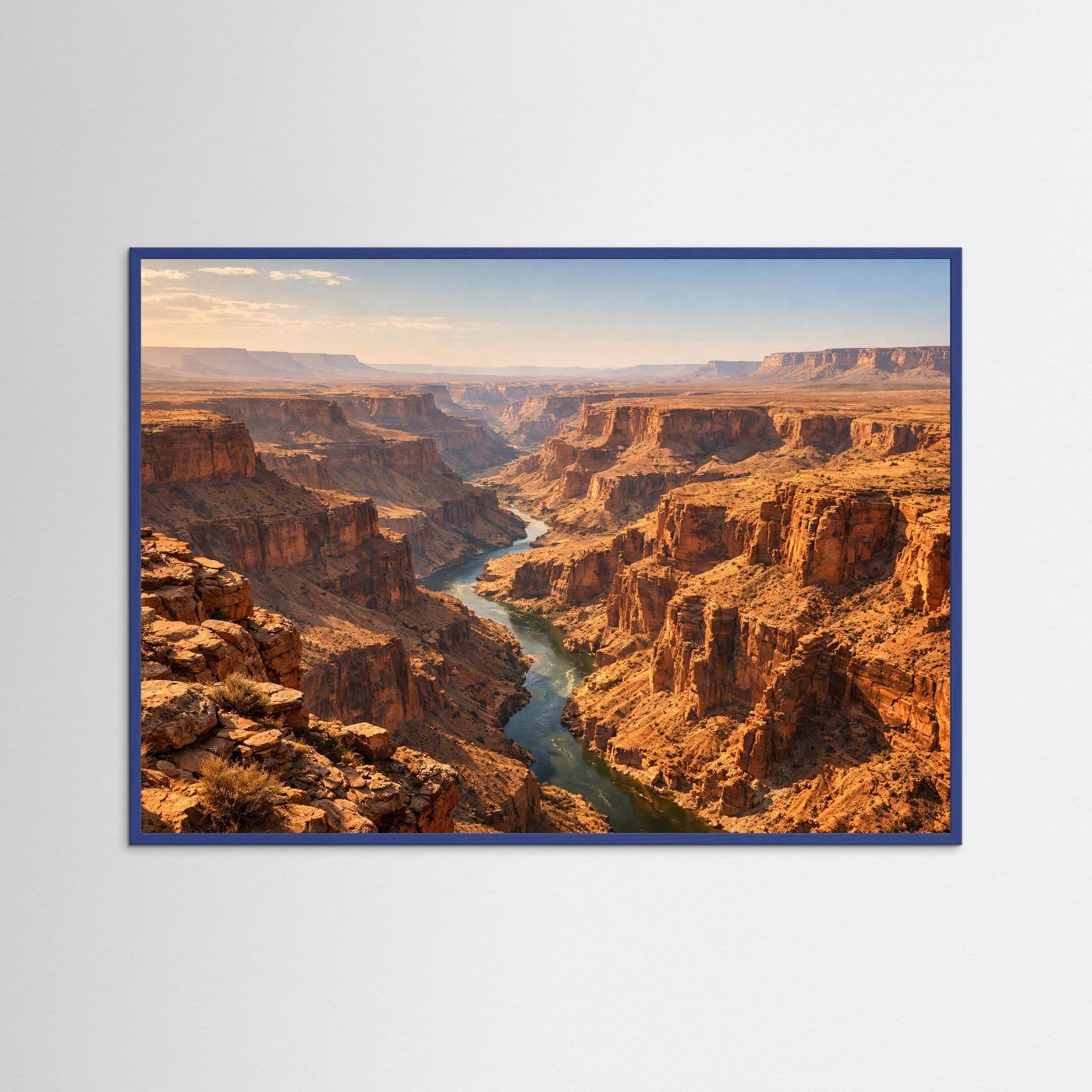 Majestätischer Grand Canyon | Fluss im Canyon & Natur Poster Querformat