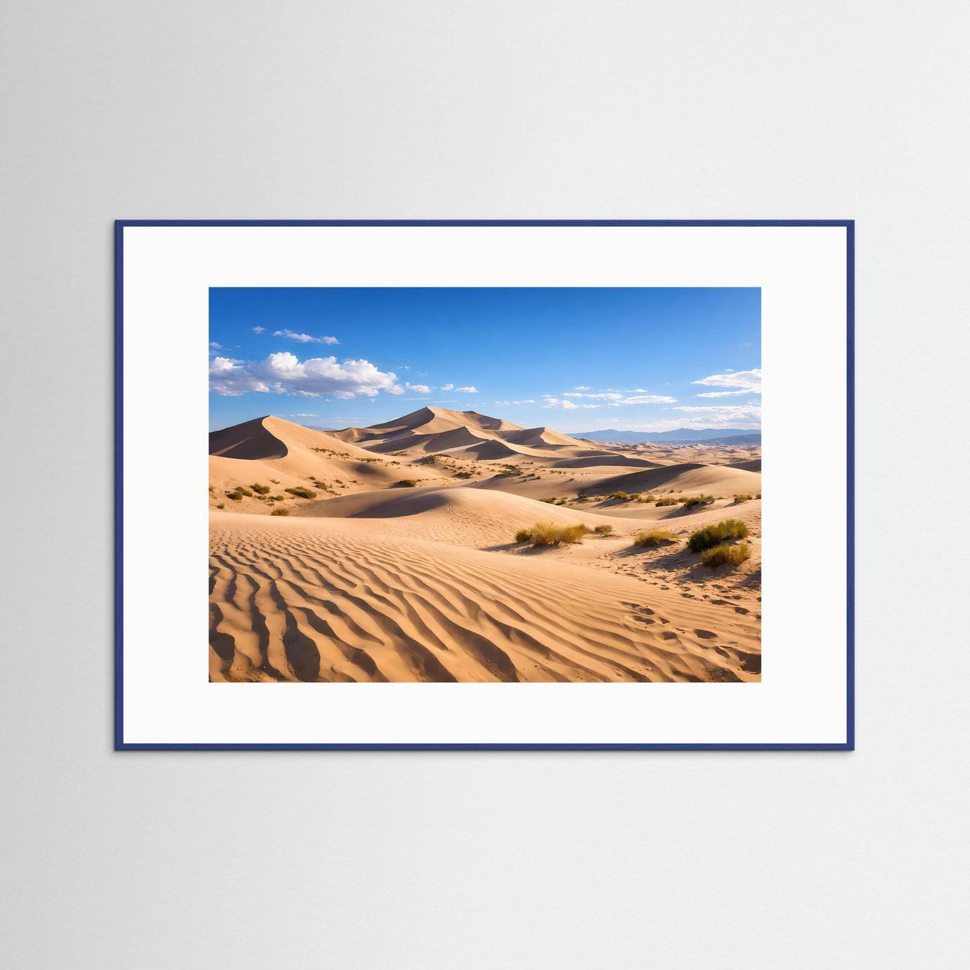 Faszinierende Sanddünen in der Wüste | Dünen & Natur Poster Querformat