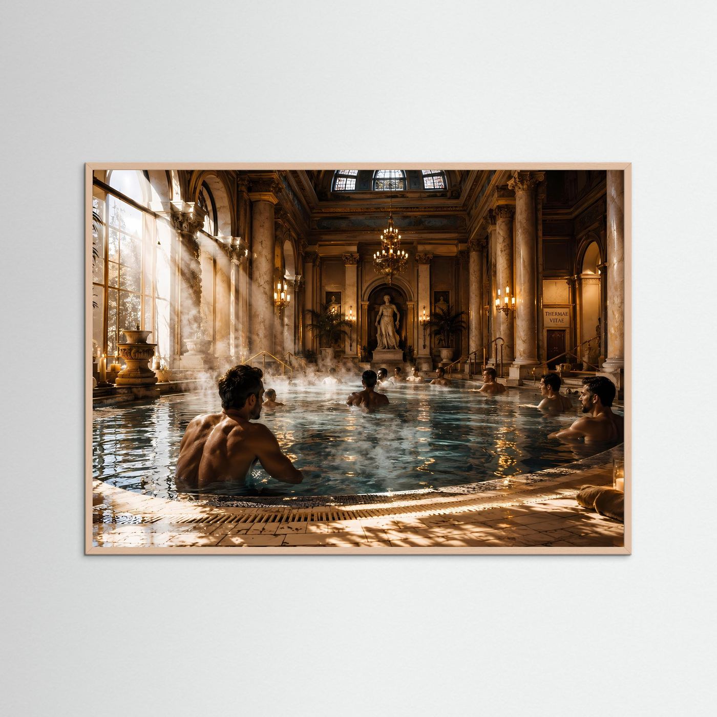 Luxuriöse Thermen-Oase mit Marmor & Pool | Wellness & Entspannung Poster
