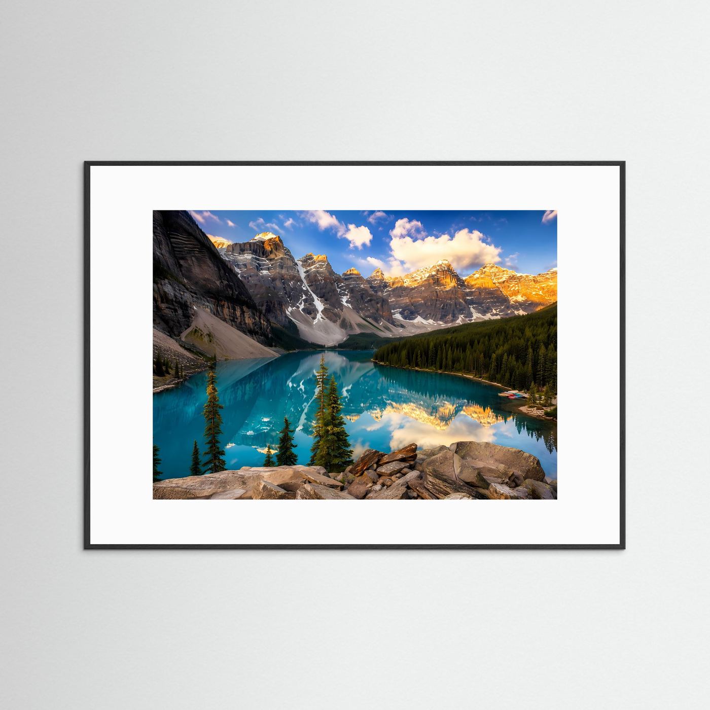 Majestätischer Moraine Lake in Kanada | Rocky Mountains & Natur Poster