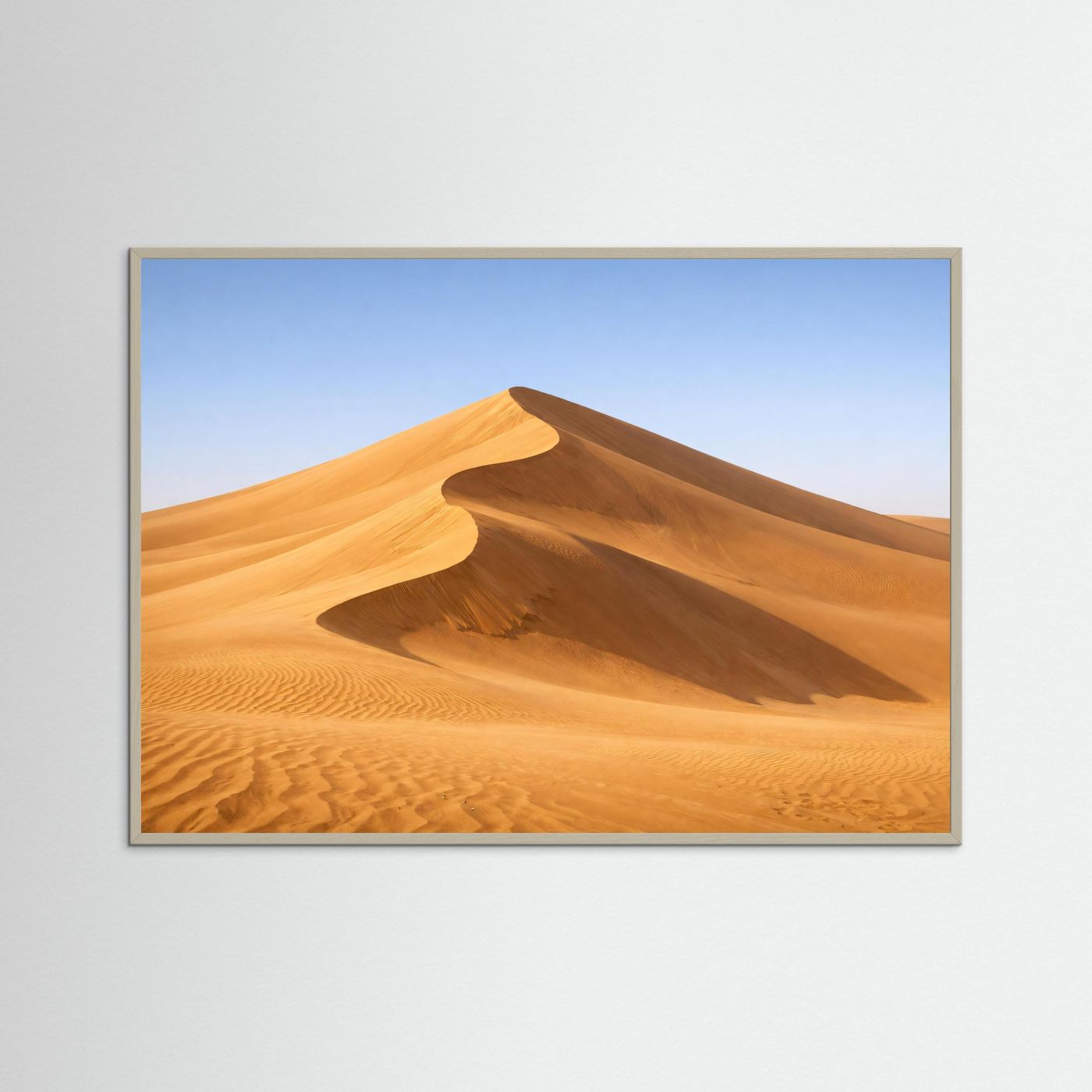 Goldene Sanddüne in der Wüste | Panorama Natur Poster Querformat