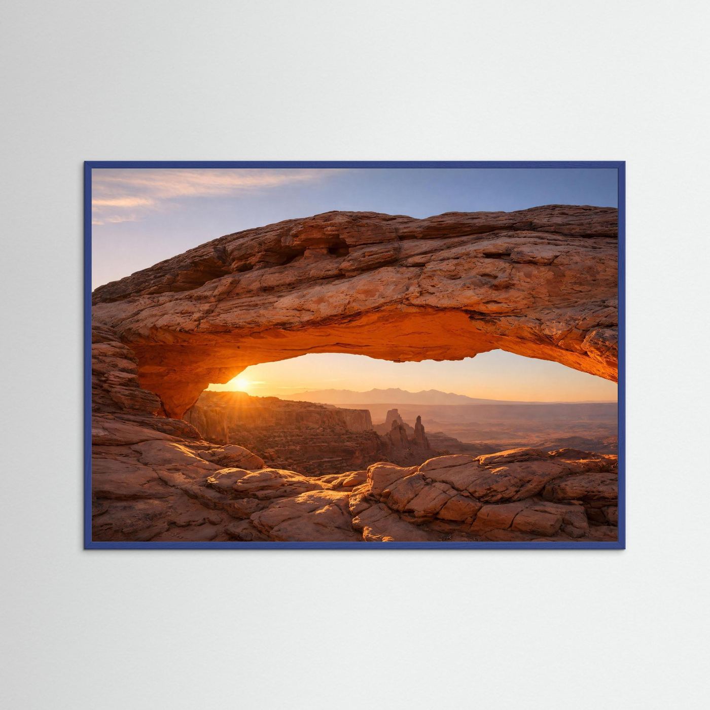 Goldener Morgen am Mesa Arch | Canyonlands Naturposter Querformat