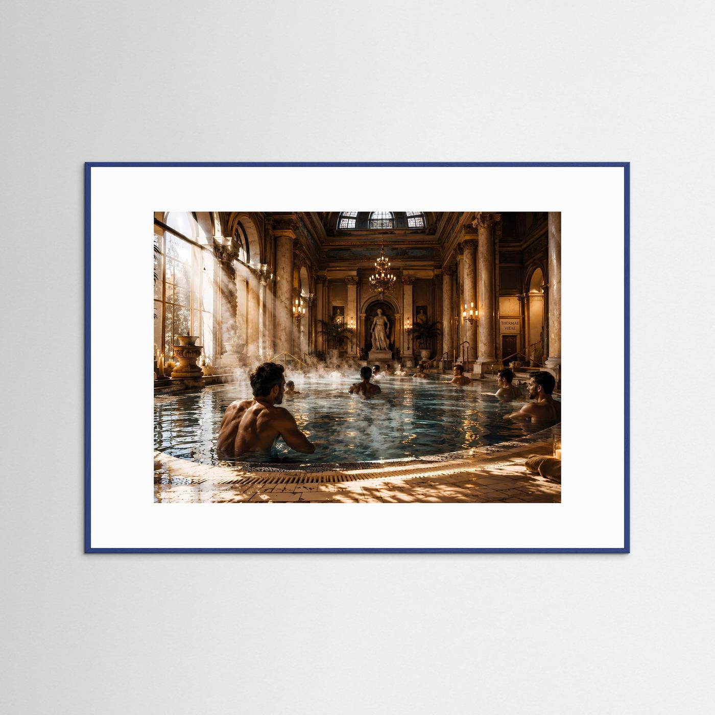 Luxuriöse Thermen-Oase mit Marmor & Pool | Wellness & Entspannung Poster