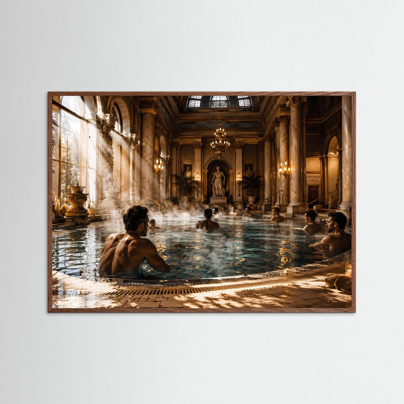 Luxuriöse Thermen-Oase mit Marmor & Pool | Wellness & Entspannung Poster
