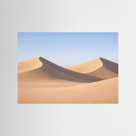 Naturposter mit Sanddünen im Querformat, ohne Rahmen
