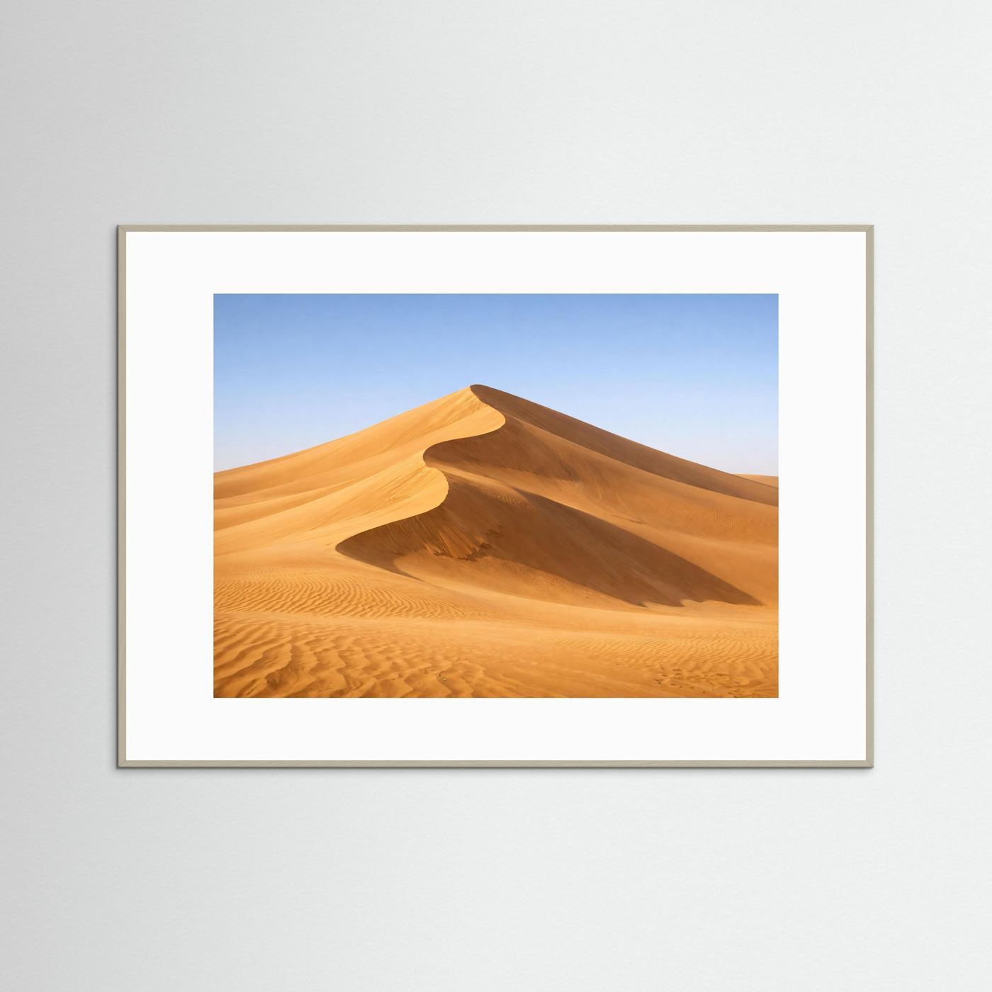 Goldene Sanddüne in der Wüste | Panorama Natur Poster Querformat