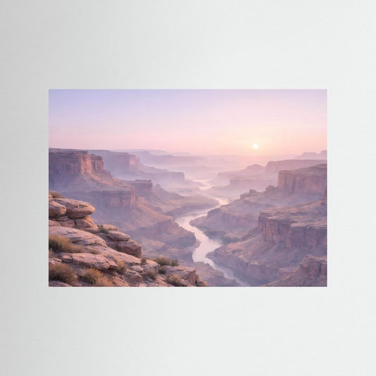 Poster Grand Canyon im Morgengrauen | Majestätisches Canyon Wandbild