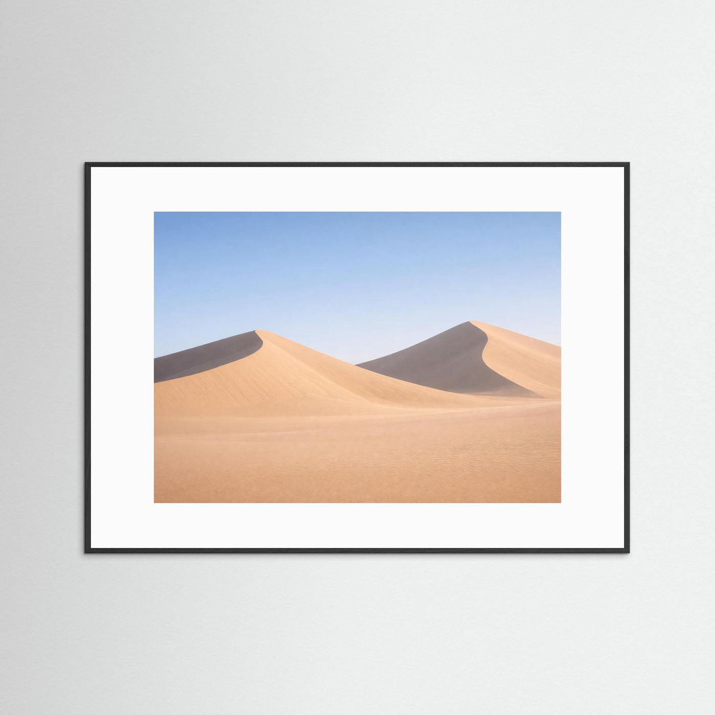 Faszination Wüste | Minimalistisches Dünen & Natur Poster Querformat