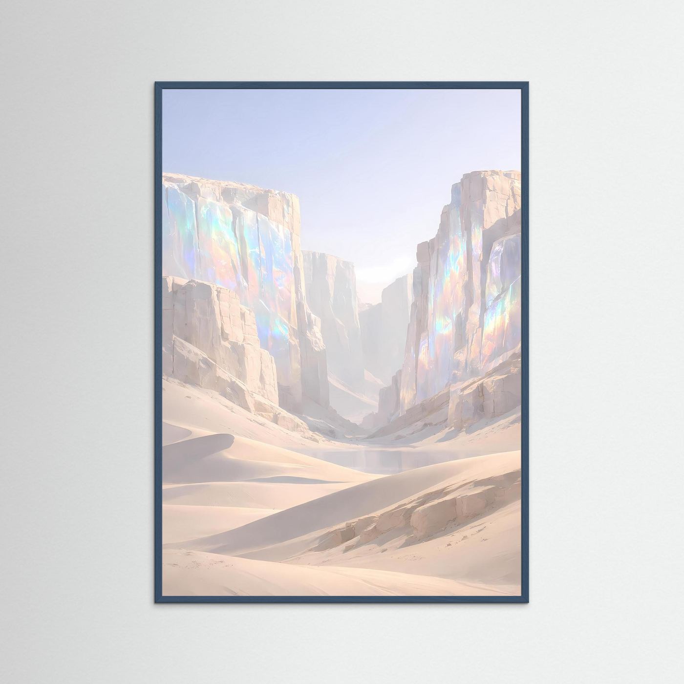 Poster Kristalline Schlucht in der Wüste | Majestätisches Canyon Wandbild