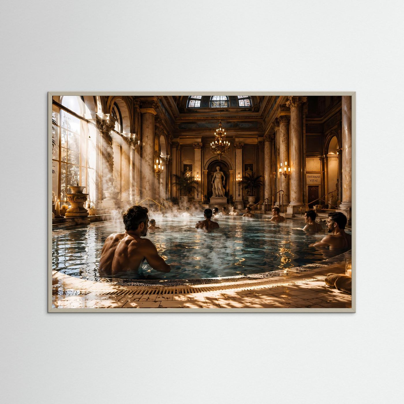 Luxuriöse Thermen-Oase mit Marmor & Pool | Wellness & Entspannung Poster