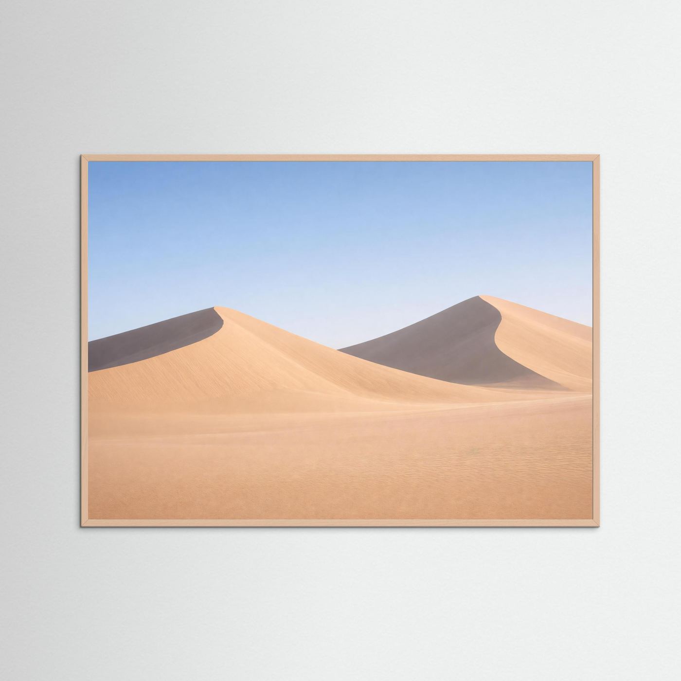 Faszination Wüste | Minimalistisches Dünen & Natur Poster Querformat