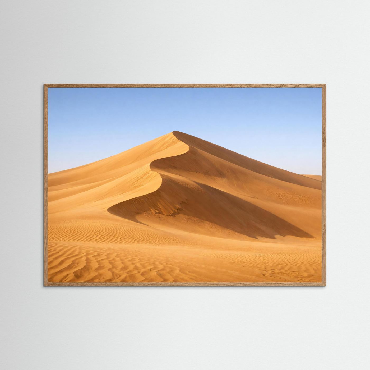 Goldene Sanddüne in der Wüste | Panorama Natur Poster Querformat